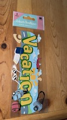 Jolee’s Vacation Travel Scrapbooking Title Stickers