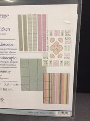 Creative Memories Kaleidoscope Countryside Fundamentals Write Again Sticker