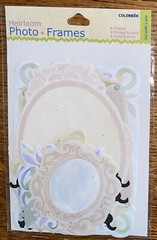 Colorbok Heirloom Frames Solid Printed Accents Die-Cuts Vintage Floral Scrapbook