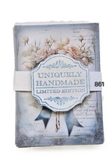 Elegant Blue Journal Cards Supplies Scrapbooks Junk Journal 861