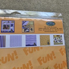 Chuck E Cheese Scrapbook Kit 2005 Blue Sky Designs Pages 12 x 12 COMPLETE New