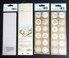 Scrapbooking Sticker Lot of 4 Packages Martha Stewart Round Dots Labels