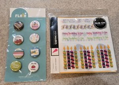 HAPPY BIRTHDAY THEMED STICKER LOT 22 UNOPENED PACKAGES!