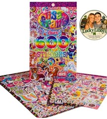 Lisa Frank Over 600 Stickers Book Rainbow Unicorn Panda Leopard NEW