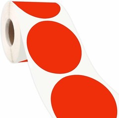 2’’Color Coding Labels Stickers,500 per Roll Round Permanent Adhesive Circle …