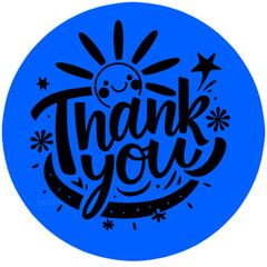 Thank You Stickers Pack of 50 – Round Labels for Orders, Gifts & Pack 2″