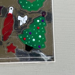 Vintage Hallmark Razzle Dazzle Christmas Stickers Foil Holiday 1985 NOS Sealed