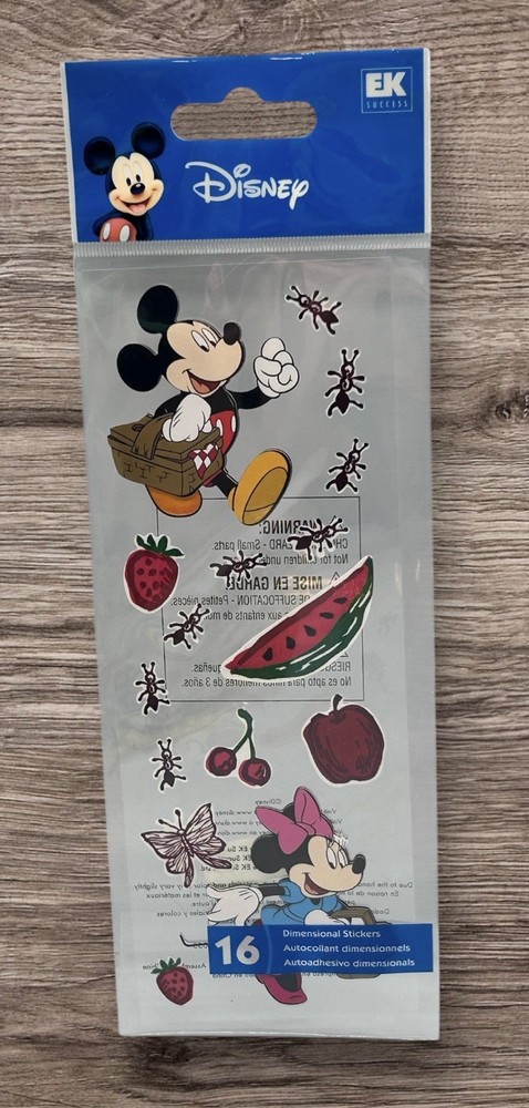 Disney Mickey & Minnie Mouse Summer Picnic 1 Scrapbooking NEW