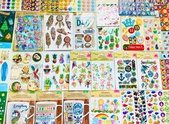 Huge Lot Stickers Kit Set Planner Craft Scrapbook Variety Of Themes | 555+ Pcs.