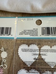eksuccess Martha Stewart Scrapbooking Stickers Hearts/Flowers/Lady Bugs 3 New