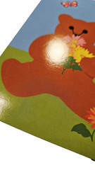 Mrs. Grossman’s Sticker Club ~Cute and Cheerful March 2023~ Bear Postcard READ