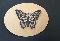 Intricate Butterfly Die Cut Embellishments 1-3/4” x 2-1/4” 8 pcs Choose Color