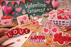 Valentine’s Sticker Set – 14 Piece