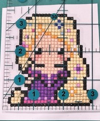 New! Rapunzel STICKER Princess Tangled Diamond Art Decor Scrapbooking Disney