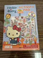 HELLO KITTY Activity Pad With Puffy Stickers NEW Toys Arts And Craft Educational
