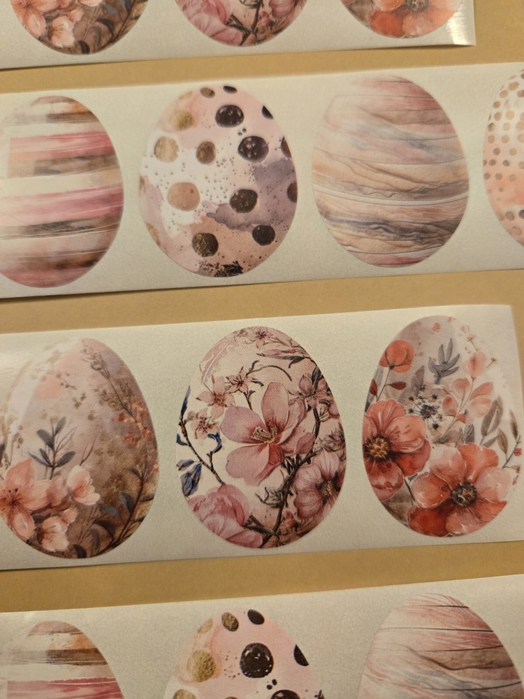 16 EASTER STICKERS/BEAUTIFUL EASTER EGG STICKERS/SPRING STICKERS/EGG STICKERS
