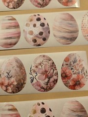 16 EASTER STICKERS/BEAUTIFUL EASTER EGG STICKERS/SPRING STICKERS/EGG STICKERS