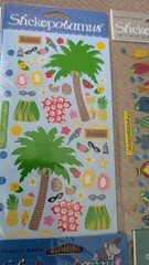 Beach Lot Shore Fish Sea Creatures Dolphin Starfish Jolees Sticko Scrapbook Lot