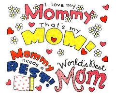 Frances Meyer MOM Worlds Best Mommy Scrapbook Stickers! 4 Sheets