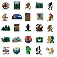 50X Bigfoot Sasquatch Jungle Mountain Stickers Scrapbook Skateboard Bike Hiking