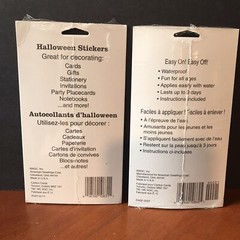 Vtg Lot NOS Halloween Stickers American Greetings Temporary Tattoo Forget Me Not