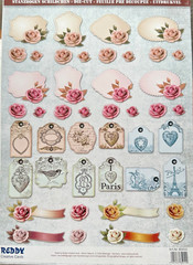 REDDY CREATIVE CARDS LABELS FRAMES GIFT TAGS BANNER RIBBONS FLORAL ACCENTS 2 PGS