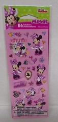 American Greetings Stickers Disney Minnie Mouse Purses Hearts Bows 116 Pieces
