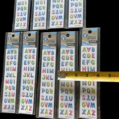9 ArtSkills Crafter’s Closet Alphabet Stickers Letters 960 Total Colorful Lot
