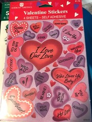 Your Choice One NOS Holiday Stickers-St. Pats, Valentine, (Easter scratch&sniff)