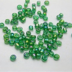 4000 Pcs Glass Beads 2mm(10/0) Transparent AB + Storage Box Colour Choice