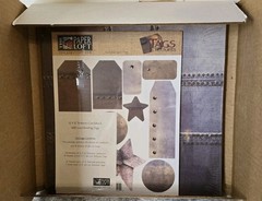 The Paper Loft Textures CardStock with Coordinating Tags for Scrapbooks