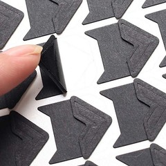 10 Sheets Self Adhesive Picture Corners Scrapbook Paper Photo Stickers