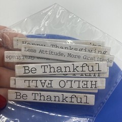 Horizon Group Chipboard Messages Thanksgiving Dinner Fall Gratitude Thankful