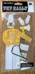 Jolees Prep Rally DRILL TEAM Yellow Music Whistle Megaphone DANCE Marching Band