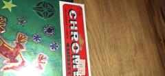 Vintage Stickers Eureka Chrome Christmas Santa Sleigh 1 Pkg,code20-1