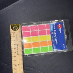 1 Pack Avery Removable Discontinued Stationary Color Coding Labels, 450 Ct