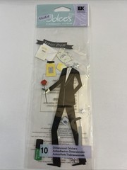 New A Touch Of Jolee’s Dimensional Stickers Black Formal HS Senior Prom OC23