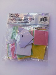 Provo Craft – Great Shapes – 1 1/2″ Square Pastel – 150 pieces – NEW