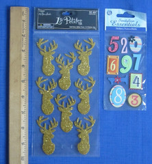 #27 Lot-9 Sheets Stickers Marines Wine Deer Music Firetruck Farm Scrapbook DIY