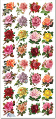 Violette Stickers Mini Rose Rosebud Flowers Craft Planner Supply Scrapbook