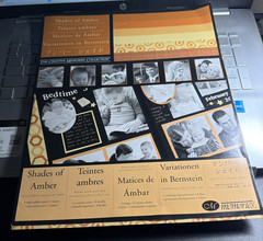 Creative Memories Perfect Fit Shades of Amber 12″ Photo Mounting Paper Set of 6
