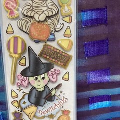 Punch Studio Halloween Seasonal Dimensional Stickers Lot Of 2 Packs NIP