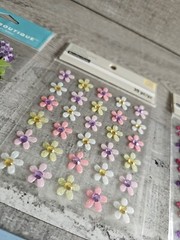 Sticker Lot – Flowers Scrapbooking 3D Stickers – Floral Spring RARE HTF #101
