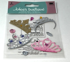 Jolee’s Girl Crowns Scrapbook Dimensional Stickers Dress Up Tiara