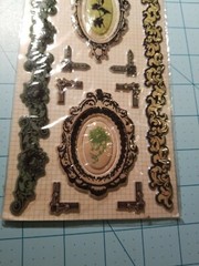 Scrapbooking Butterfly Set of 3 Items: Glittery, Bottle Caps & Puffy Decor – NEW