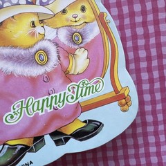 Vintage 80s 90s Cat Notepad Kitty Happy Time Memo Stationary Paper Sheets