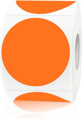 Removable Colored Dot Labels, 1.5 Inch Circle Stickers, Waterproof-Writable for