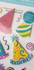 Jolee’s Boutique Dimensional Stickers – BRIGHT PARTY HATS Dress Ups – 13 pcs