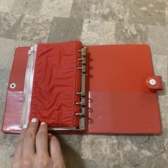 Vintage Stickopotamus Gingham Sticker Binder Book Zipper Pouch Stickers Sheets!