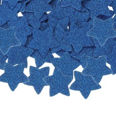 120PCS 1.4″x1.4″ Star Foam Stickers EVA Self Adhesive Foam Shape Sticker, Blue